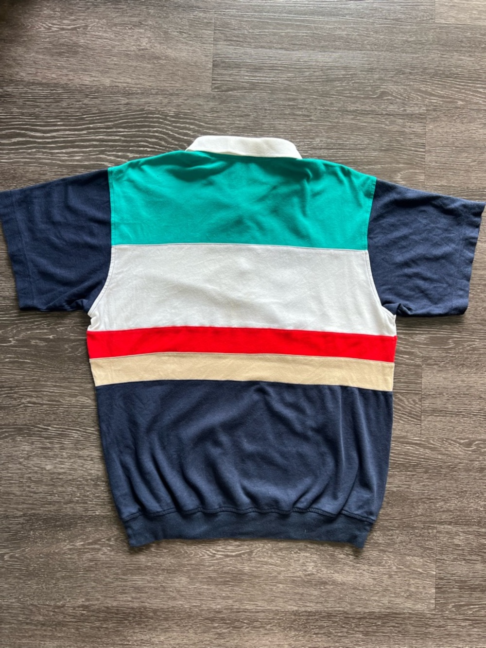 VTG Christian Dior Monsieur 100% Cotton Color-Block Polo - Picture 8 of 11